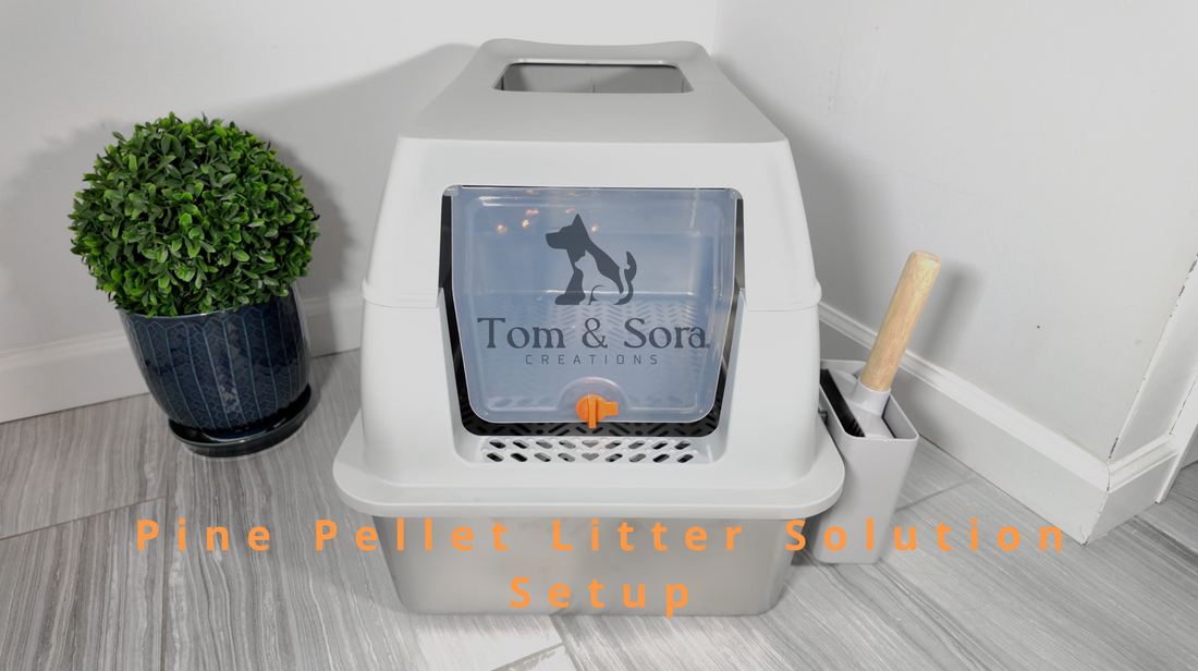 Stainless Steel Sifting Litter Box: Pine Pellet Litter Solution